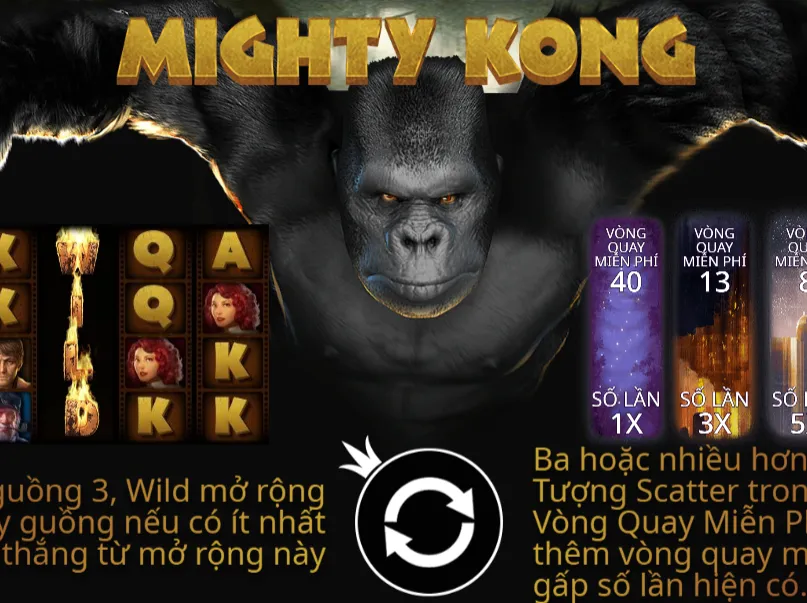 Mighty Kong SH Bet - Slot Game Đỉnh Cao Quay Thưởng Cực Đã