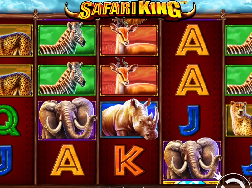 Sự hấp dẫn và đa dạng các biểu tượng trong slot Safari King SH Bet
